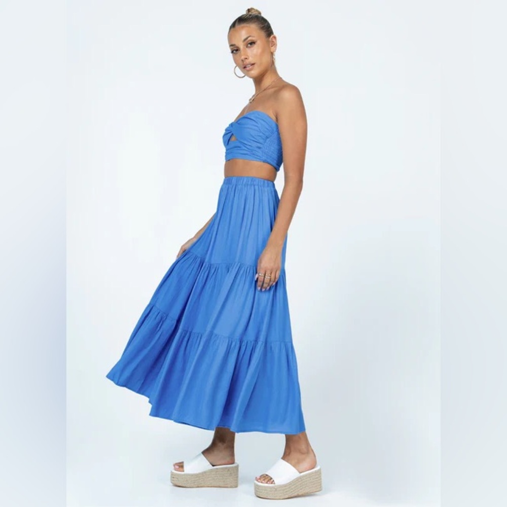 Princess Polly | Allie Maxi Skirt in Blue